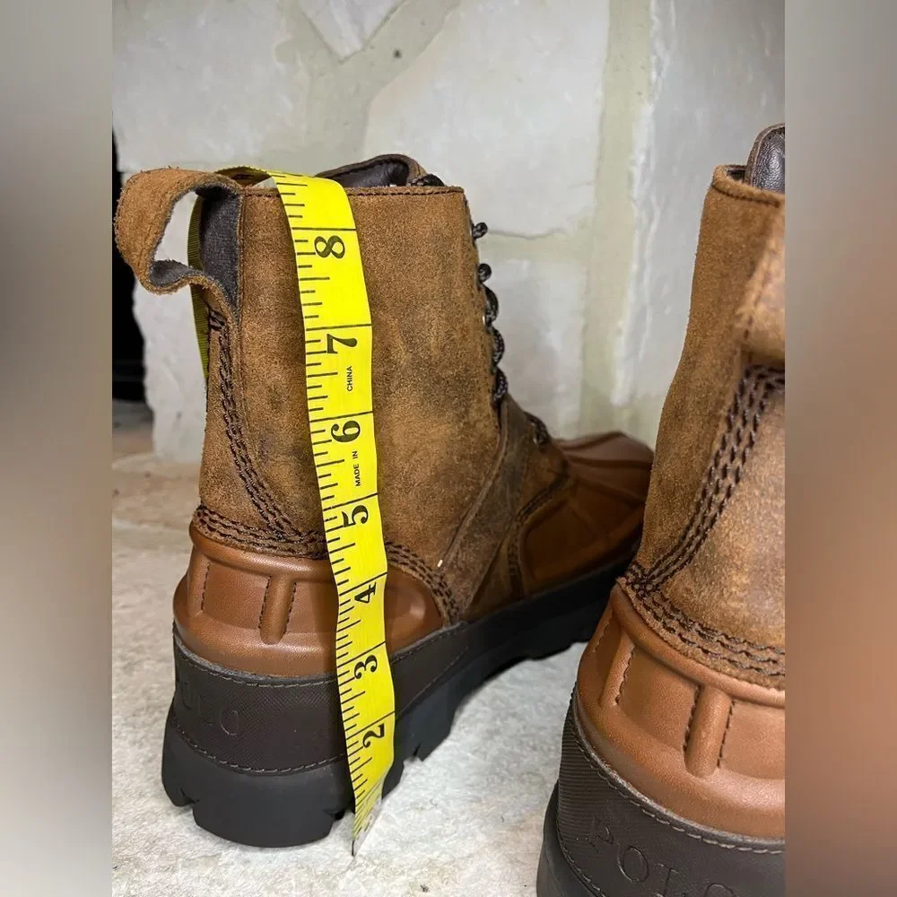 Polo Ralph Lauren Oslo High Waterproof Leather-Suede Boot 9.5